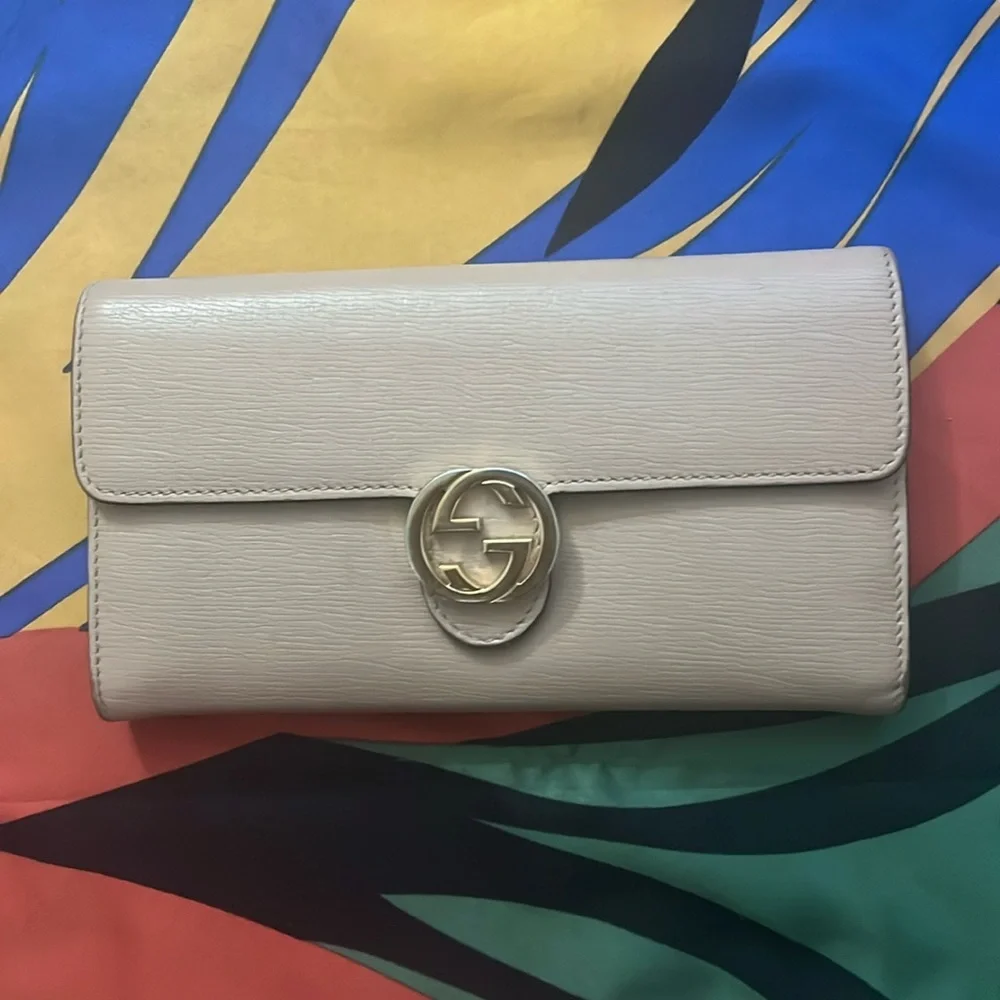 Authentic GUCCI GG Marmont wallet leather - Picture 4 of 6